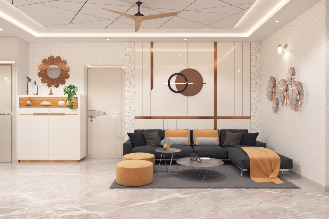 202 drawing and dining sofa view